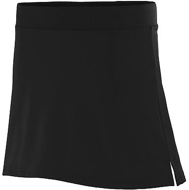 Augusta Sportswear 966 Women's Kilt in Black front view