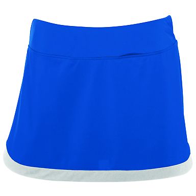 Augusta Sportswear 2411 Girls' Action Color Block  in Royal/ white front view