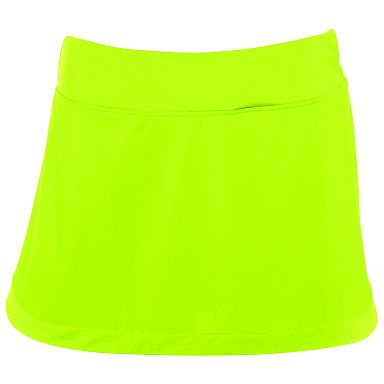 Augusta Sportswear 2411 Girls' Action Color Block  in Lime/ lime front view