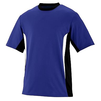 Augusta Sportswear 1510 Surge Jersey in Purple/ black/ white front view