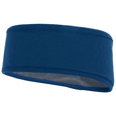 Augusta Sportswear 6750 Reversible Headband in Navy/ graphite front view
