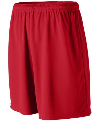 Augusta Sportswear 806 Youth Wicking Mesh Athletic in Red front view