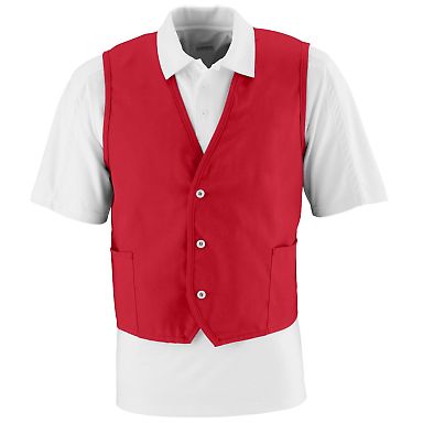 Augusta Sportswear 2145 Vest in Red front view