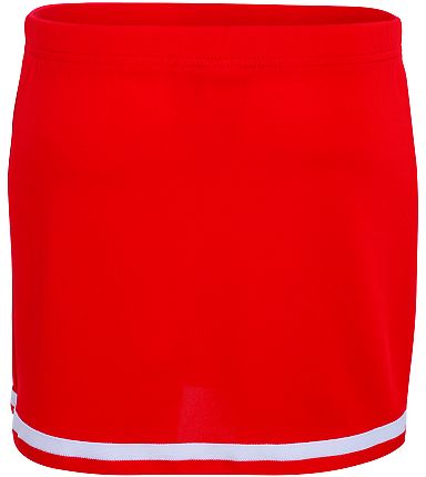 Augusta Sportswear 9125 Women's Energy Skirt in Red/ white front view