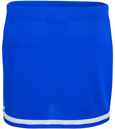 Augusta Sportswear 9126 Girls' Energy Skirt in Royal/ white front view