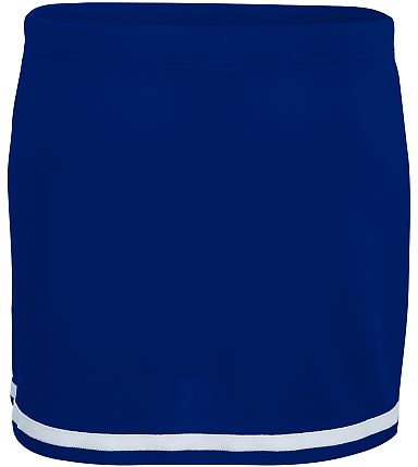 Augusta Sportswear 9126 Girls' Energy Skirt in Navy/ white front view