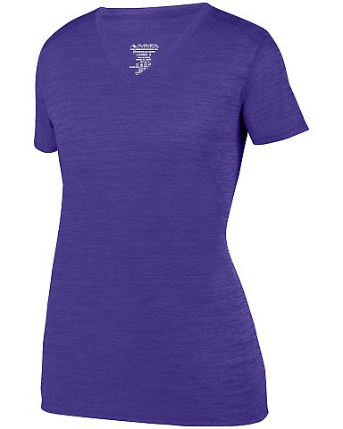 Augusta Sportswear 2902 Ladies Shadow Tonal Heathe in Purple front view