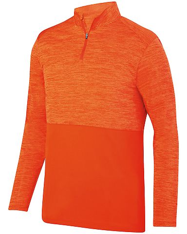 Augusta Sportswear 2908 Shadow Tonal Heather Quart in Orange front view