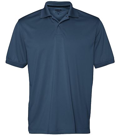 13Z0111/Men's Solid Polo in Navy front view