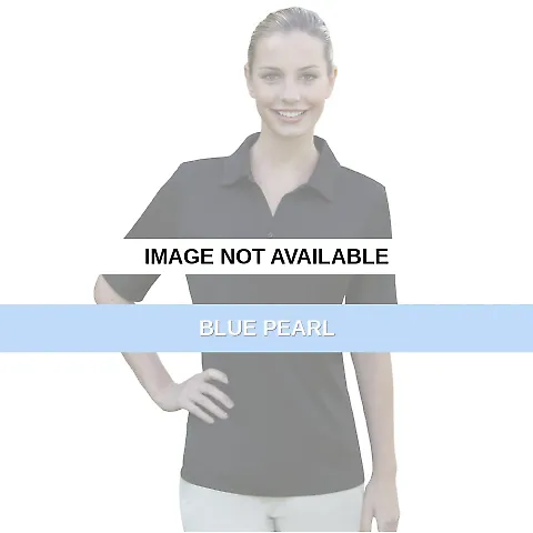 Izod 13Z0117 / Ladies' Solid Jersey Polo Blue Pearl front view