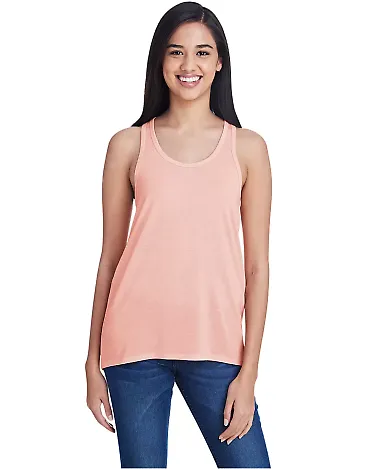Anvil 32PVL Women's Freedom Racerback Tank Top in Dusty rose front view