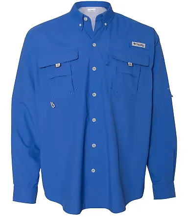 Columbia Sportswear 101162 Bahama™ II Long Sleev VIVID BLUE front view