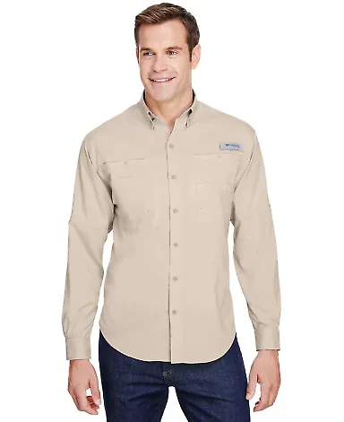 Columbia Sportswear 128606 Tamiami™ II Long Slee FOSSIL front view