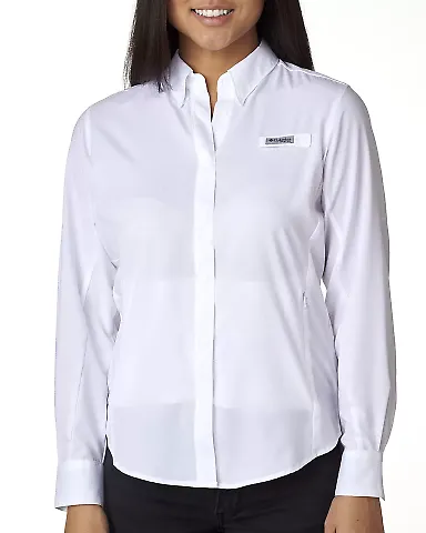 Columbia Sportswear 7278 Ladies' Tamiami™ II Lon WHITE front view