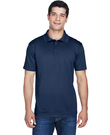 Harriton M315 Men's 4 oz. Polytech Polo NAVY front view