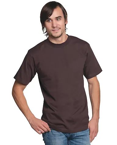 Union Made 2905 Union-Made Short Sleeve T-Shirt CHOCOLATE front view