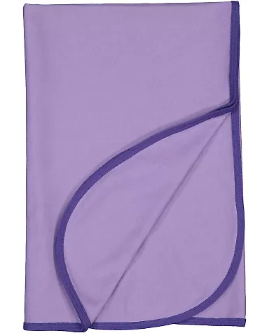 Rabbit Skins 1110 Premium Jersey Infant Blanket Lavender/ Purple front view