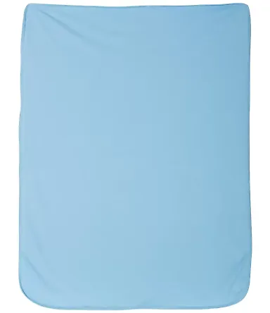 Rabbit Skins 1110 Premium Jersey Infant Blanket Light Blue front view
