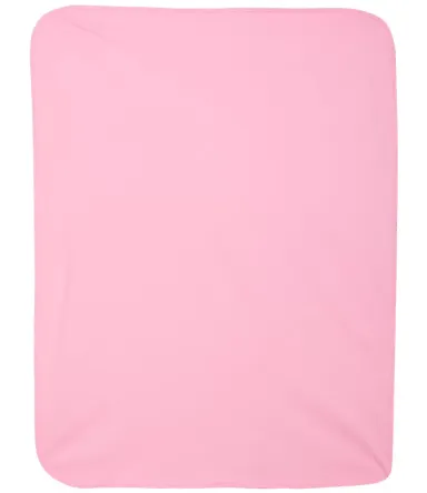 Rabbit Skins 1110 Premium Jersey Infant Blanket Pink front view