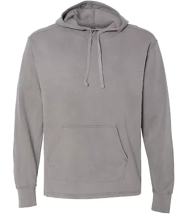 Comfort Colors 1535 French Terry Scuba Hoodie Grey front view