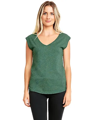 Next Level Apparel 5040 Women's Festival Sleeveles in Royal pine front view