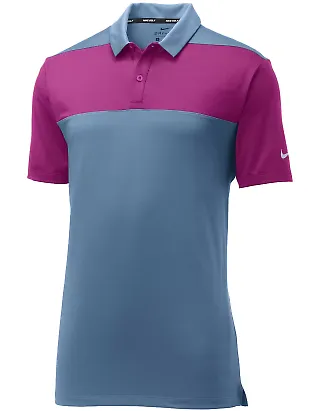 Nike 942881 Limited Edition  Colorblock Polo Thndr Bl/Hp Ma front view