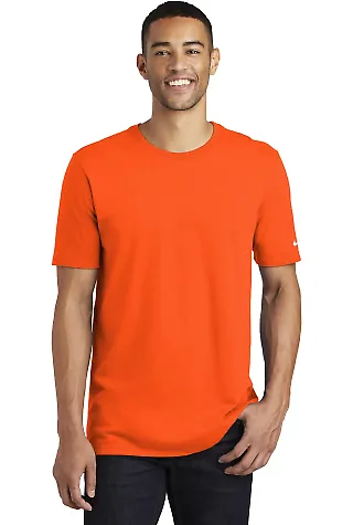 Nike BQ5233  Core Cotton Tee Brilliant Orng front view