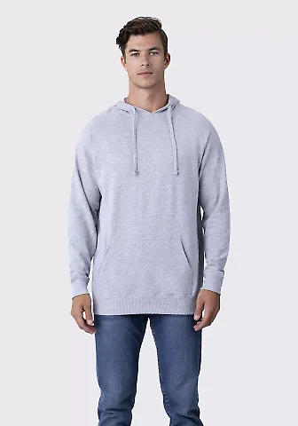 Cotton Heritage M2630 French Terry Pullover Hoodie Athletic Heather front view
