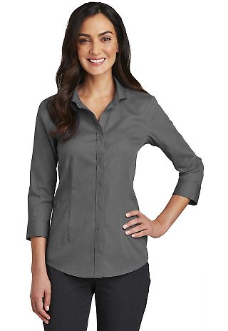 Red House RH690   Ladies 3/4-Sleeve Nailhead Non-I Black front view