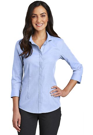 Red House RH690   Ladies 3/4-Sleeve Nailhead Non-I Blue Pearl front view