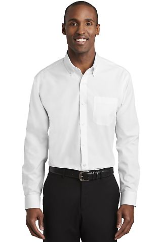 Red House TLRH370   Tall Nailhead Non-Iron Shirt White front view
