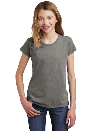 District Clothing DT6001YG District  Girls Very Im Grey Frost front view