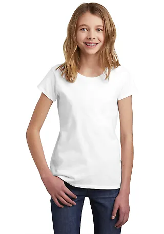 District Clothing DT6001YG District  Girls Very Im White front view