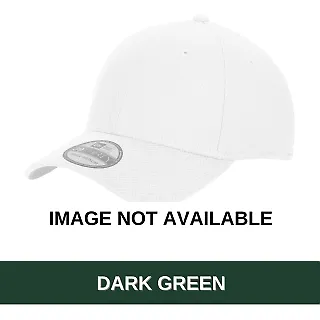 New Era NE1121   Diamond Era Stretch Cap Dark Green front view