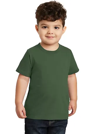 Port & Company PC450TD   Toddler Fan Favorite Tee Olive front view