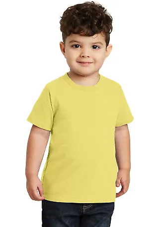 Port & Company PC450TD   Toddler Fan Favorite Tee Yellow front view