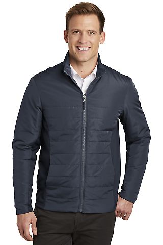 Port Authority Clothing J902 Port Authority Colle in River blue front view