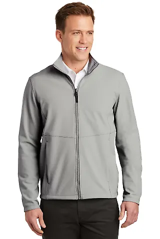 Port Authority Clothing J901 Port Authority  Colle Gusty Grey front view