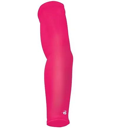 Badger Sportswear 0200 Arm Sleeve Hot Pink front view