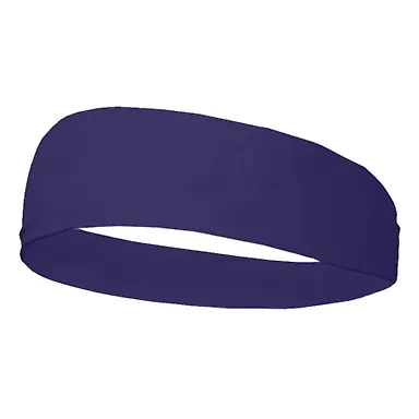 Badger Sportswear 0301 Wide Headband Purple front view