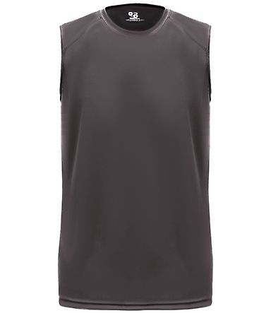 Badger Sportswear 2130 B-Core Sleeveless Youth Tee Graphite front view