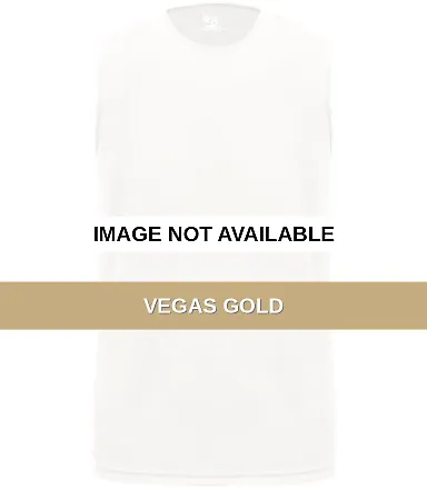 Badger Sportswear 2130 B-Core Sleeveless Youth Tee Vegas Gold front view