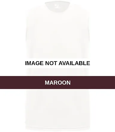 Badger Sportswear 2130 B-Core Sleeveless Youth Tee Maroon front view