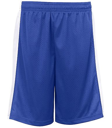 Badger Sportswear 2241 Pro Mesh Youth Challenger S Royal/ White front view