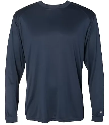 Badger Sportswear 4004 Ultimate SoftLock™ Long S Navy front view