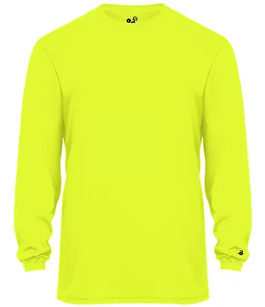 Badger Sportswear 4004 Ultimate SoftLock™ Long S Safety Yellow front view
