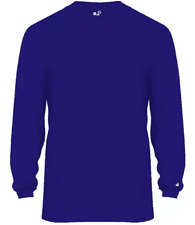 Badger Sportswear 4004 Ultimate SoftLock™ Long S Purple front view
