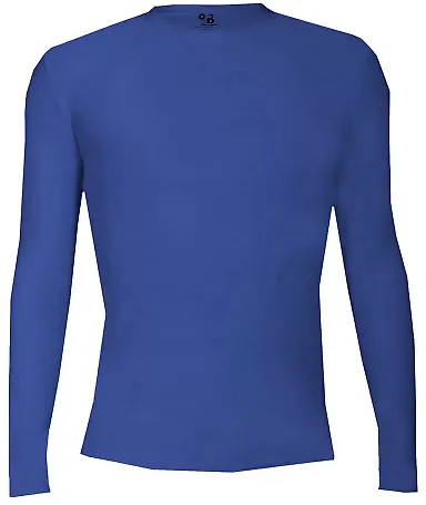 Badger Sportswear 4605 Pro-Compression Long Sleeve in Royal front view