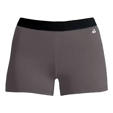 Badger Sportswear 4629 Pro-Compression Women's Sho Graphite front view