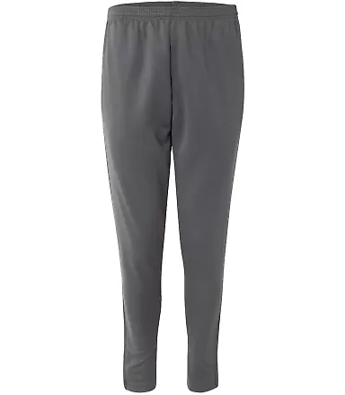 Badger Sportswear 1575 Unbrushed Poly Trainer Pant Graphite front view